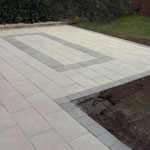 Baldoyle residential paving back of house - after