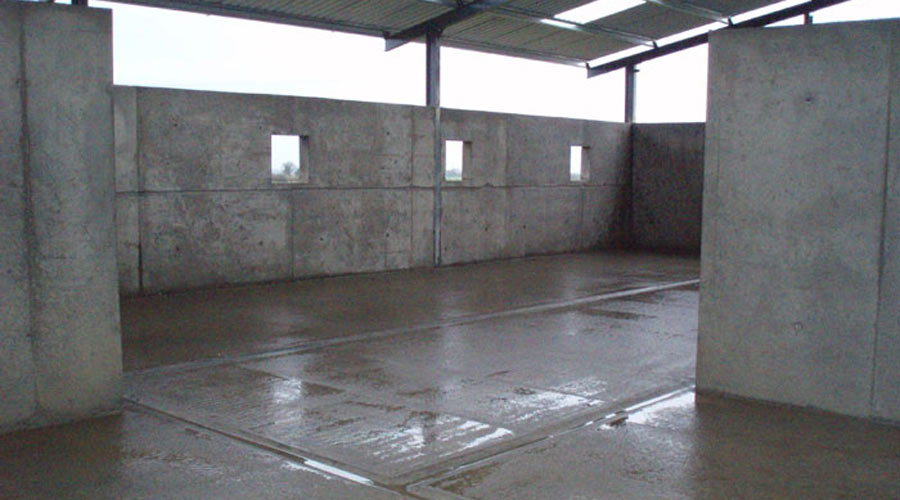 Agricultural projects: shuttered walls, livestock buildings, concrete flooring, foundations, drainage and excavation